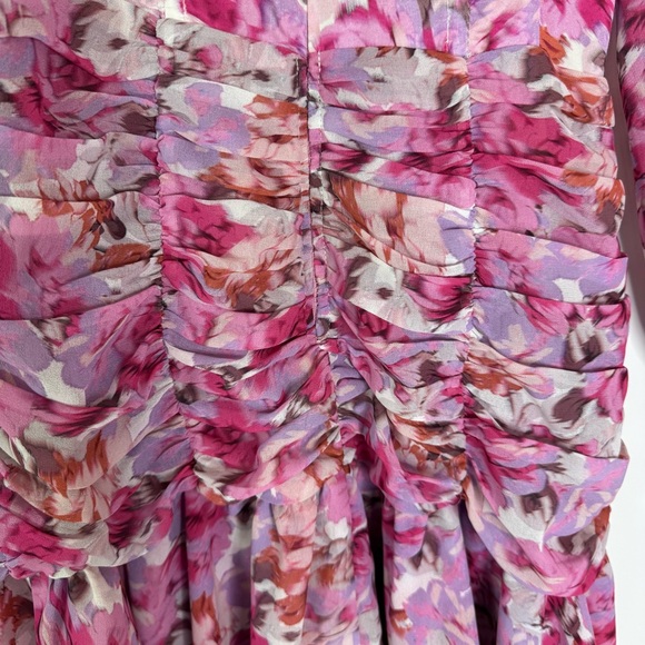 NWT For Love and Lemons Sofia Mini Dress Pink Floral Size XS - Picture 10 of 15